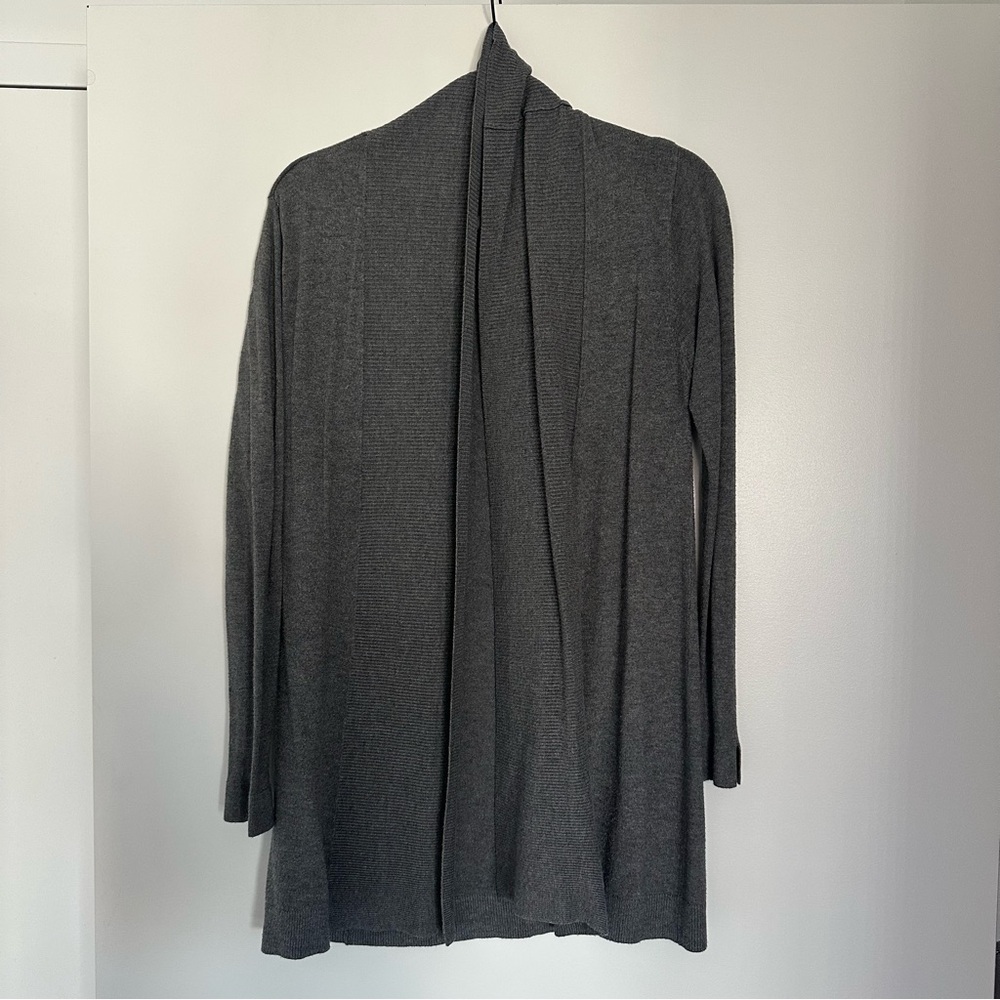 Mango Charcoal Gray Cardigan Sweater Size S
